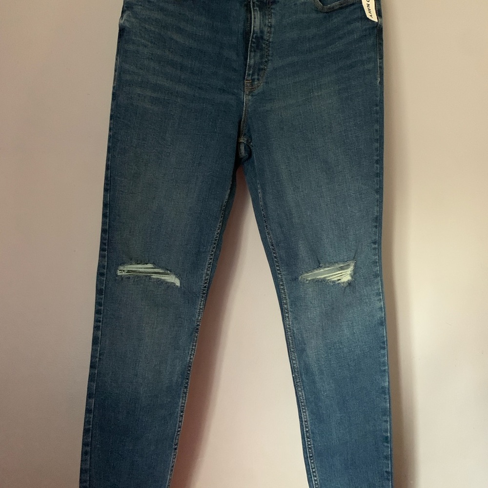 Old Navy High Rise Rockstar Super Skinny Jeans Size 12 along